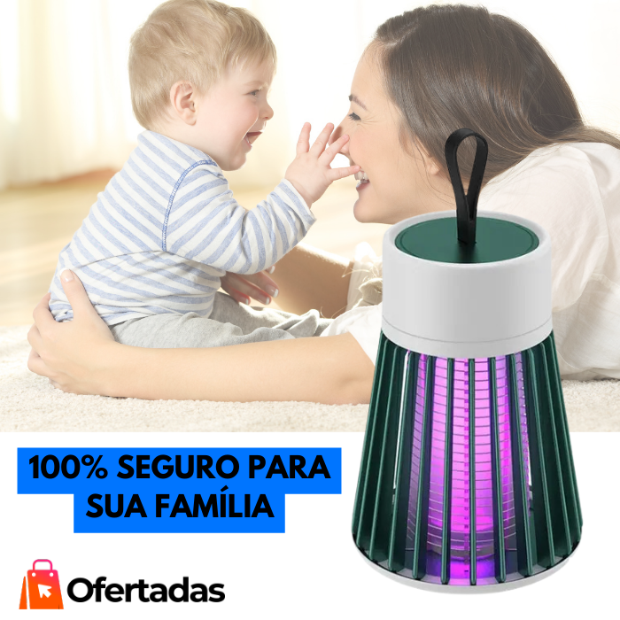 Lâmpada Mata Mosquitos Ultravioleta - Kill That OFERTUS™ - COMPRE 1 E GANHE OUTRO DE BRINDE!