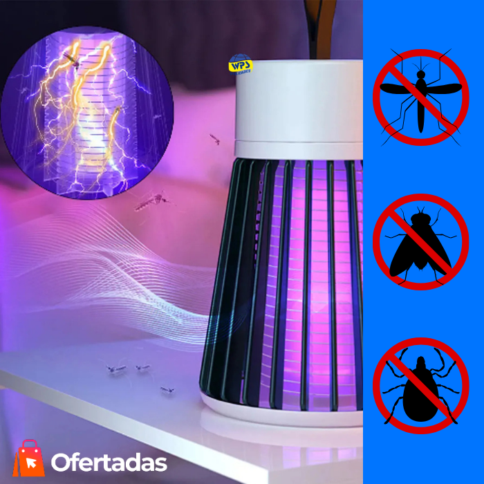 Lâmpada Mata Mosquitos Ultravioleta - Kill That OFERTUS™ - COMPRE 1 E GANHE OUTRO DE BRINDE!