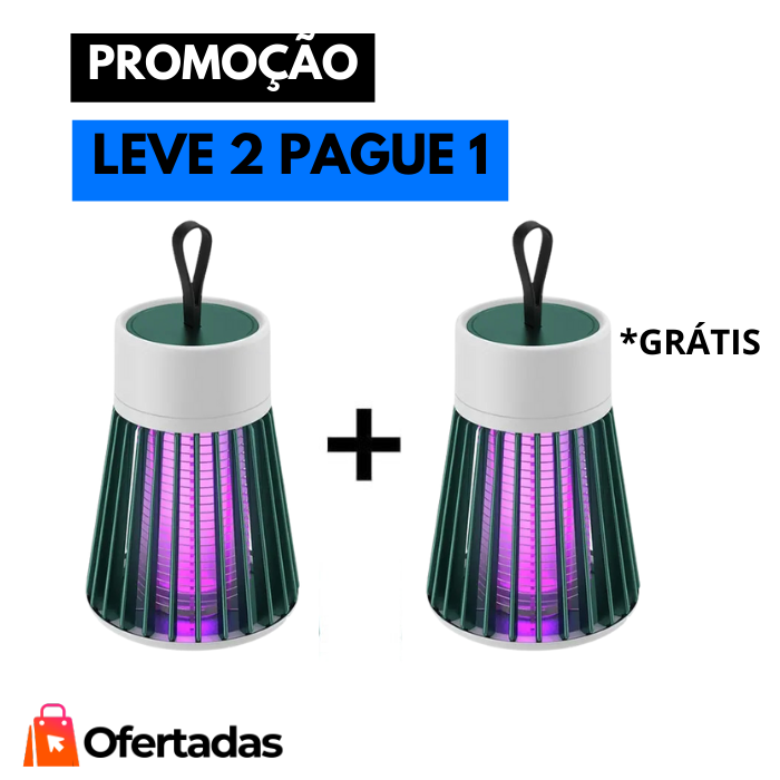 Lâmpada Mata Mosquitos Ultravioleta - Kill That OFERTUS™ - COMPRE 1 E GANHE OUTRO DE BRINDE!